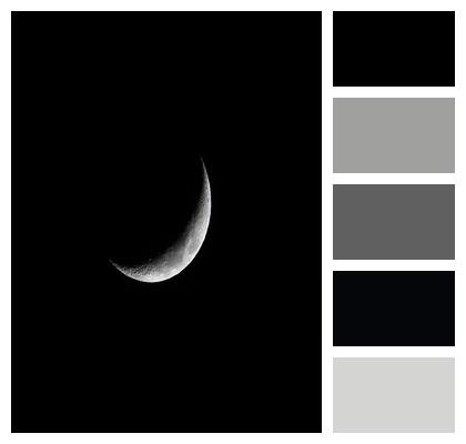 Crescent Moon Astronomy Moon Image